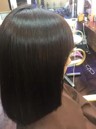 ミディアム パーマ 桧山 真のヘアスタイル
