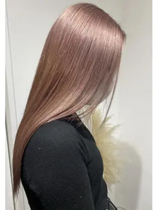 ミディアム カラー パーマ ヘアアレンジ ヘアケア特化型サロン newi 梅田のヘアスタイル