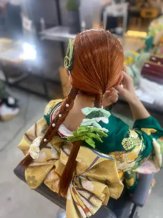 ロング ヘアアレンジ 溜 一太のヘアスタイル