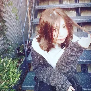 セミロング カラー MAHALO hair ID salon所属・大政源氏🌈✨ Genjiのヘアスタイル