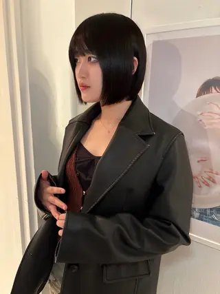 ショート カラー riria/ボブ /ブラウンカラー🎀のヘアスタイル