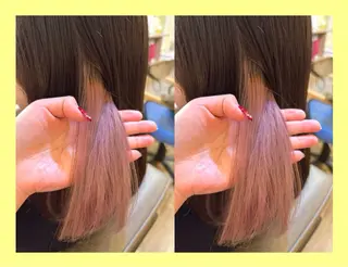 ミディアム カラー 髪質改善/ハイトーン /茅ヶ崎/YUKAのヘアスタイル