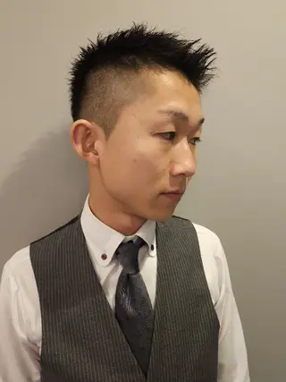 ショート メンズ 成瀬 弘光のヘアスタイル