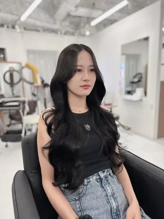 ロング カラー 赤みなしカラー/梅田 /レイヤー/IORIのヘアスタイル