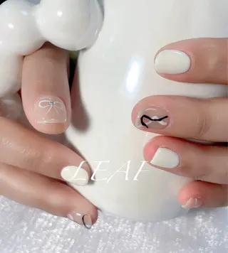 ネイル LEAF🍃 リーフのネイルデザイン