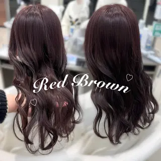 ロング カラー 暖色カラー🎀🎶 田辺 樹里のヘアスタイル