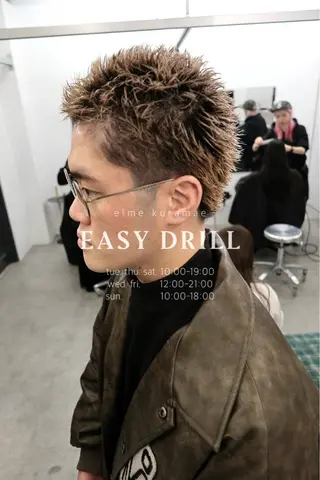 ショート メンズ イージードリル‼️イ ージーパーマ‼️平山のヘアスタイル