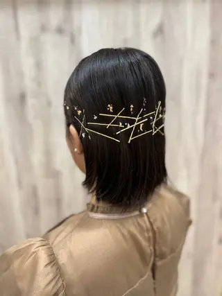 ミディアム ヘアアレンジ "オトナ髪”/ LAKA TOCCAのヘアスタイル