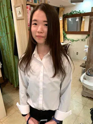 ロング カラー nishimura makotoのヘアスタイル