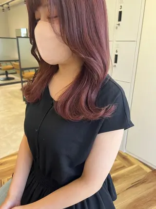 ロング カラー 木寺 樹莉のヘアスタイル