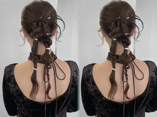 ヘアアレンジ erina🍑新宿/ 艶カラー/レイヤーのヘアスタイル