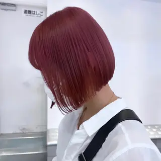 ショート カラー 🍒暖色✖️レイヤー ／Haruna🍒のヘアスタイル
