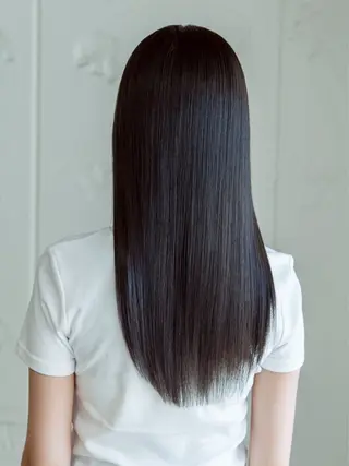 ロング 池田 恵子のヘアスタイル