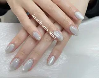 ネイル Kaka_ パラジェル、長さだしのネイルデザイン