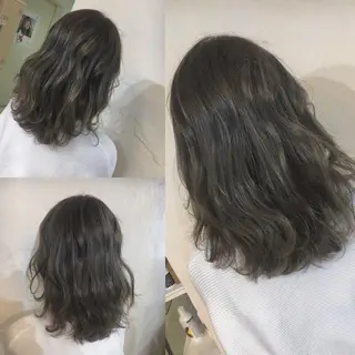 セミロング 角床直哉 カラーカットNO 1のヘアスタイル