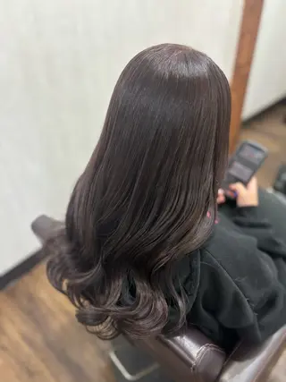 ロング カラー カラーモデル募集 ☘️もえな☘️のヘアスタイル