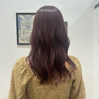 ロング カラー 嶋田 和花のヘアスタイル