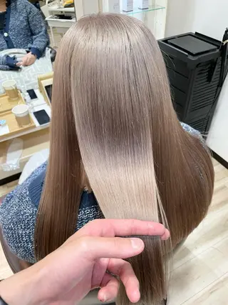 ロング カラー 🌈派手髪ハイトーン 🌈鈴木亮太🌈のヘアスタイル