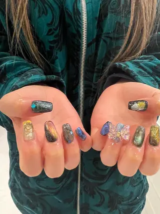 ネイル 束感まつ毛/ネイル/ LED♥KIRARAのマツエク・マツパデザイン