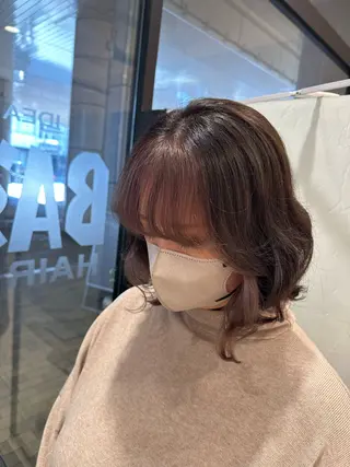 セミロング Moka モデル募集のヘアスタイル