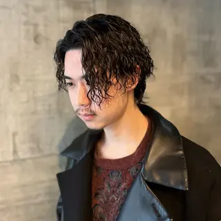 パーマ メンズ メンズ特化/パーマ/ メッシュ/竜成のヘアスタイル