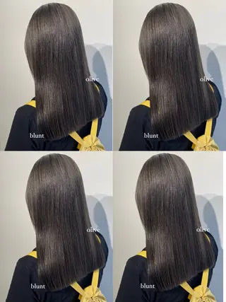 セミロング カラー fier umeda所属・fier_umeda 梨花 rifaのヘアスタイル