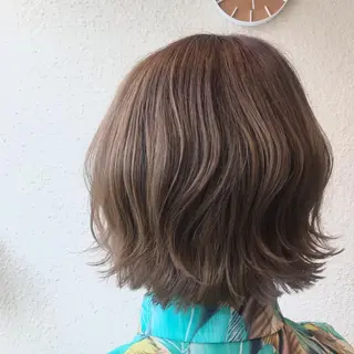 ミディアム 透明感カラー/ 寺田千雅子のヘアスタイル