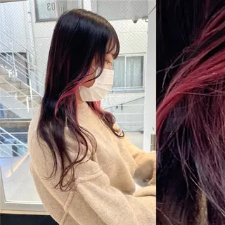 ロング カラー ヘアアレンジ stylist ◎RUKI.のヘアスタイル