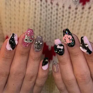 ネイル 個性派／中韓ネイル SAKURAのネイルデザイン