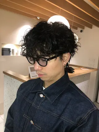 パーマ 栗山 瑠花のヘアスタイル