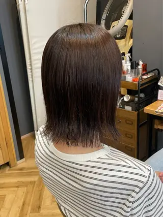 ショート 鎌取/透明感カラー /ボブ/顔まわりのヘアスタイル