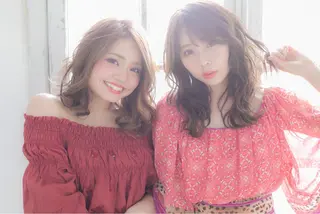 セミロング カラー パーマ ヘアアレンジ メンズ 川上 有香のヘアスタイル