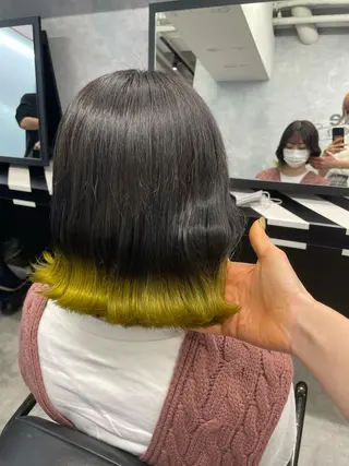 ミディアム Cielro【 シェイロ 】所属・Cielro/ダブル カラー/西田咲希のヘアスタイル