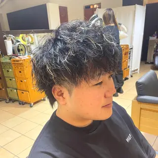 ショート パーマ メンズ すげさやか ✨メンズカットパーマのヘアスタイル