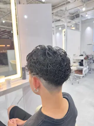 パーマ メンズ R/🤎 パーマ&ブリーチ🔥のヘアスタイル