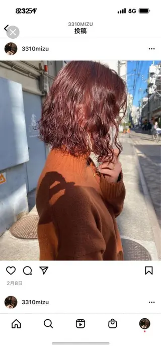 パーマ SALOWIN新宿三丁目frente所属・髪質改善/艶カラー MISATOのヘアスタイル