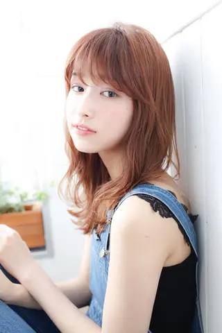 セミロング カラー マツエク・マツパ 横浜Bob美容師🤎 ERINAのヘアスタイル