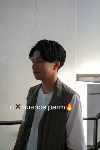 パーマ メンズ Embellir甲東園所属・三野 光太郎のヘアスタイル