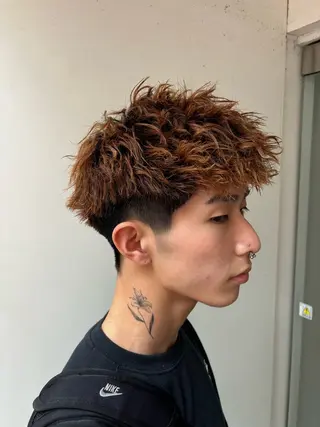 ショート メンズ men's/perm colorDaijuのヘアスタイル