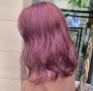 セミロング 艶髪カラー🫧 髪質改善🪽萩原のヘアスタイル