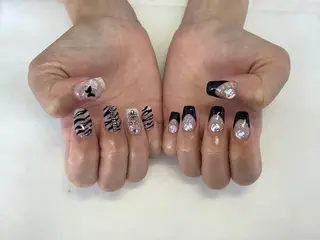 ネイル 💎🐰 saki. m 🐰💎のネイルデザイン