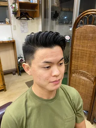 ショート メンズ 浅見 天翔のヘアスタイル