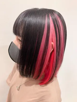 ミディアム 🍀ケアブリーチ カラー🍀坂井のヘアスタイル