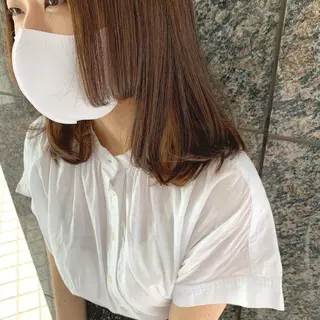 ミディアム lico 新札幌所属・Lilly リリィのヘアスタイル