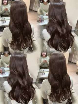 ロング カラー ♡韓国/レイヤー カット/Ayana♡のヘアスタイル