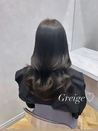 セミロング カラー ヘアアレンジ 🩷韓国ヘア/ヨシン モリ🩷Maikaのヘアスタイル