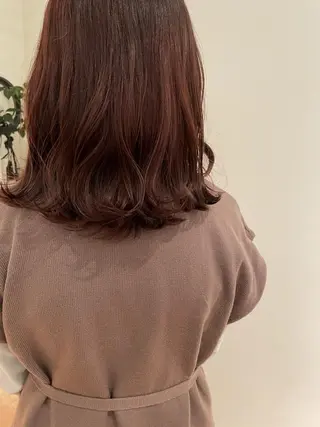 ミディアム カラー レイヤーカット🎀 kanaのヘアスタイル