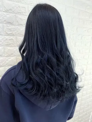 ロング カラー 福森 みずきのヘアスタイル