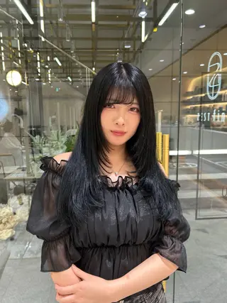 ロング カラー 🦋sana🦋 似合わせカット✁のヘアスタイル