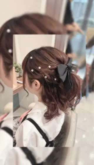 ヘアアレンジ 🫧ヘアアレンジ🎀 ウガジン💞🪄のヘアスタイル